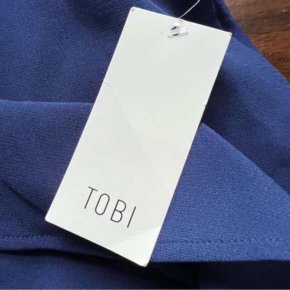 TOBI TANK Top Layered, Blue Size M - Picture 4 of 6